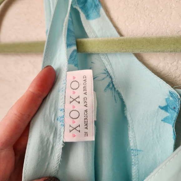 XOXO x VINTAGE 90's floral maxi dress‎ keyhole cut out size 7 - Picture 10 of 10